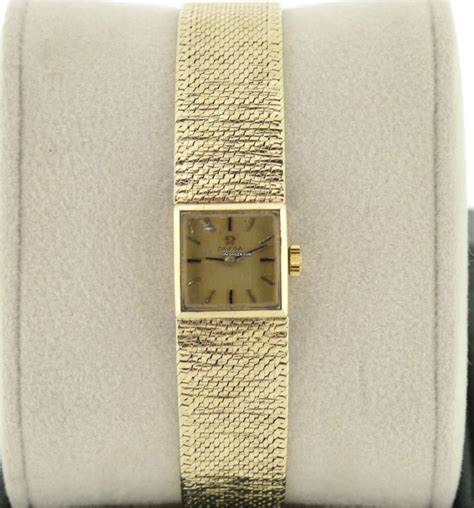 ladies omega gold watch 1970s